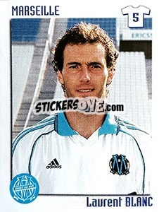 Figurina Laurent Blanc - FOOT 1998-1999 - Panini