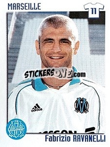 Sticker Fabrizio Ravanelli - FOOT 1998-1999 n. 167 - Panini