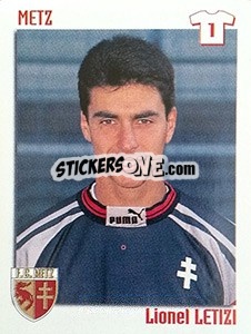 Sticker Lionel Letizi - FOOT 1998-1999 - Panini