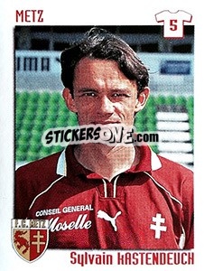 Sticker Sylvain Kastendeuch - FOOT 1998-1999 - Panini