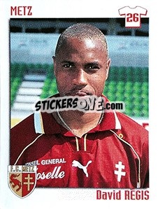 Figurina David Regis - FOOT 1998-1999 - Panini