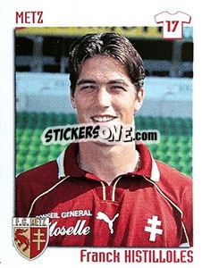 Cromo Franck Histilloles - FOOT 1998-1999 n. 180 - Panini