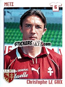 Sticker Christophe Le Grix - FOOT 1998-1999 - Panini