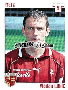 Sticker Vladan Lukic - FOOT 1998-1999 - Panini