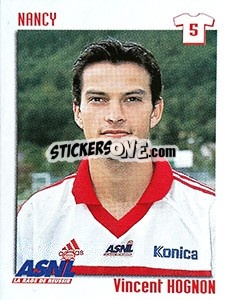 Figurina Vincent Hognon - FOOT 1998-1999 - Panini