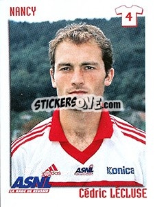 Sticker Cedric Lecluse - FOOT 1998-1999 n. 238 - Panini