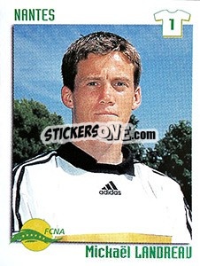 Sticker Mickael Landreau - FOOT 1998-1999 n. 256 - Panini