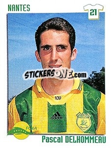 Figurina Pascal Delhommeau - FOOT 1998-1999 - Panini