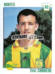 Figurina Eric Carriere - FOOT 1998-1999 - Panini