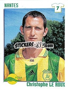 Sticker Christophe Le Roux - FOOT 1998-1999 - Panini