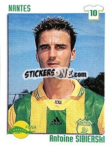 Cromo Antoine Sibierski - FOOT 1998-1999 n. 267 - Panini