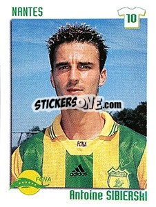 Sticker Antoine Sibierski - FOOT 1998-1999 - Panini