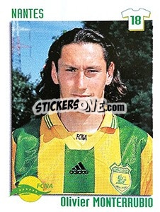 Sticker Olivier Monterrubio - FOOT 1998-1999 n. 270 - Panini