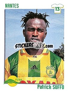 Sticker Patrick Suffo - FOOT 1998-1999 - Panini