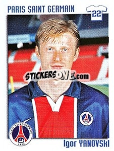 Sticker Igor Yanovski - FOOT 1998-1999 - Panini