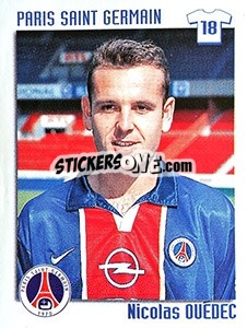 Sticker Nicolas Ouedec - FOOT 1998-1999 n. 292 - Panini