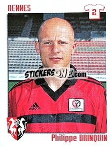 Sticker Philippe Brinquin - FOOT 1998-1999 - Panini