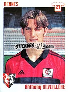 Sticker Anthony Reveillere - FOOT 1998-1999 n. 303 - Panini