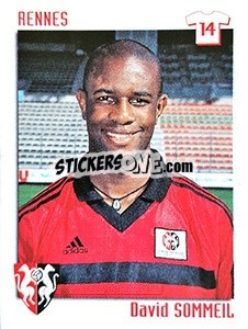 Sticker David Sommeil - FOOT 1998-1999 n. 305 - Panini