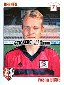 Sticker Yoann Bigne - FOOT 1998-1999 n. 306 - Panini