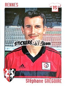 Sticker Stephane Gregoire - FOOT 1998-1999 - Panini