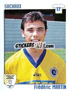 Sticker Frederic Martin - FOOT 1998-1999 n. 324 - Panini
