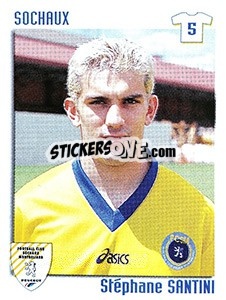 Sticker Stephane Santini - FOOT 1998-1999 - Panini