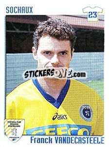 Sticker Franck Vandecasteele - FOOT 1998-1999 n. 335 - Panini
