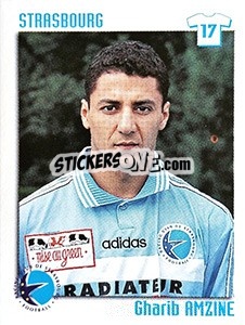 Figurina Gharib Amzine - FOOT 1998-1999 - Panini