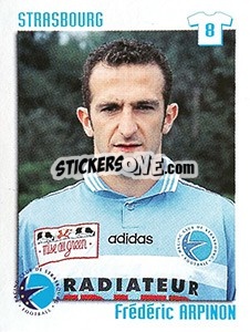 Sticker Frederic Arpinon - FOOT 1998-1999 n. 347 - Panini