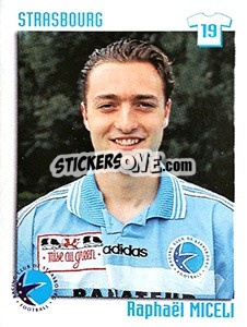 Sticker Raphael Miceli - FOOT 1998-1999 - Panini