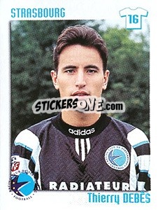 Sticker Thierry Debes - FOOT 1998-1999 - Panini