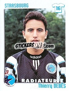 Figurina Thierry Debes - FOOT 1998-1999 n. 357 - Panini