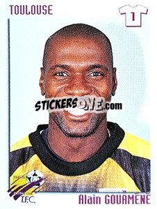 Figurina Alain Gouamene - FOOT 1998-1999 - Panini