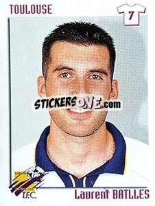 Figurina Laurent Batlles - FOOT 1998-1999 - Panini