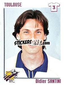 Sticker Didier Santini - FOOT 1998-1999 - Panini
