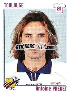 Sticker Antoine Preget - FOOT 1998-1999 - Panini