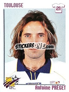 Sticker Antoine Preget - FOOT 1998-1999 n. 373 - Panini
