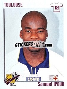 Sticker Samuel Ipoua - FOOT 1998-1999 n. 374 - Panini