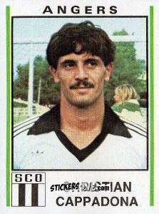 Sticker Christian Cappadona - Football France 1980-1981 n. 7 - Panini