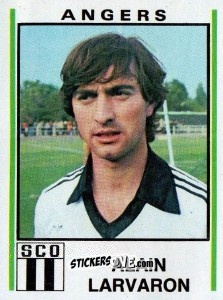 Sticker Alain Larvaron - Football France 1980-1981 n. 9 - Panini