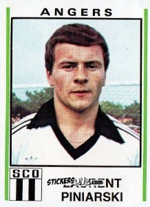 Sticker Laurent Piniarski - Football France 1980-1981 n. 15 - Panini