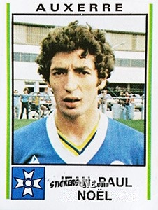 Sticker Jean-Paul Noel - Football France 1980-1981 n. 24 - Panini