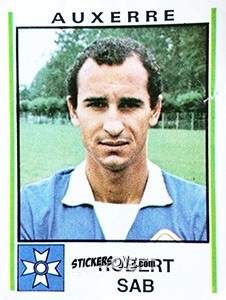 Cromo Robert Sab - Football France 1980-1981 n. 25 - Panini