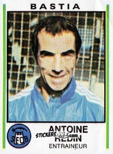 Sticker Antoine Redin - Football France 1980-1981 n. 36 - Panini