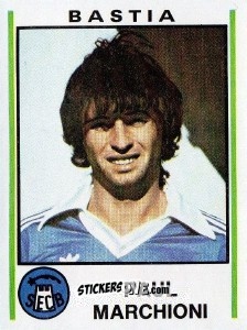 Sticker Paul Marchioni - Football France 1980-1981 n. 38 - Panini