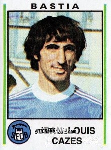 Cromo Jean-Louis Cazes - Football France 1980-1981 n. 41 - Panini