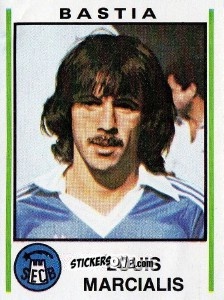 Sticker Louis Marcialis - Football France 1980-1981 n. 45 - Panini