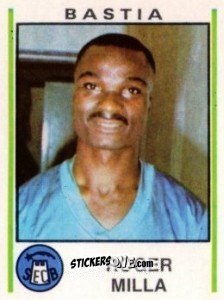 Figurina Roger Milla - Football France 1980-1981 n. 46 - Panini