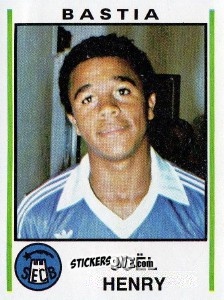 Sticker Hjoel Henry - Football France 1980-1981 n. 50 - Panini